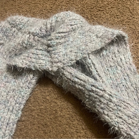 Women’s Fuzzy Infinity Loop Scarf - 32” X 12” - Gray - Picture 2 of 4